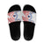 Tongan and Australian Culture Together Slide Sandals Ngatu Art Tribal Aboriginal Tattoo Pattern - Polynesian Pride