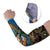 Fijian and Australian Culture Together Arm Sleeves Aboriginal Art and Tapa Motifs with Kangaroo and Palm Tree - Polynesian Pride