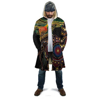 Papua New Guinea and Australia Together Cloak Bird of Paradise and Kangaroo Melanesian Aboriginal Motifs - Polynesian Pride