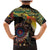 Papua New Guinea and Australia Together Family Matching Mermaid Dress and Hawaiian Shirt Bird of Paradise and Kangaroo Melanesian Aboriginal Motifs - Polynesian Pride