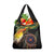 Papua New Guinea and Australia Together Grocery Bag Bird of Paradise and Kangaroo Melanesian Aboriginal Motifs - Polynesian Pride