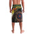 Papua New Guinea and Australia Together Lavalava Bird of Paradise and Kangaroo Melanesian Aboriginal Motifs - Polynesian Pride