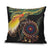 Papua New Guinea and Australia Together Pillow Cover Bird of Paradise and Kangaroo Melanesian Aboriginal Motifs - Polynesian Pride