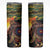 Papua New Guinea and Australia Together Skinny Tumbler Bird of Paradise and Kangaroo Melanesian Aboriginal Motifs - Polynesian Pride