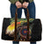 Papua New Guinea and Australia Together Travel Bag Bird of Paradise and Kangaroo Melanesian Aboriginal Motifs - Polynesian Pride