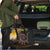 Papua New Guinea and Australia Together Travel Bag Bird of Paradise and Kangaroo Melanesian Aboriginal Motifs - Polynesian Pride