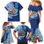 Hawaiian Mele Kalikimaka Family Matching Mermaid Dress and Hawaiian Shirt Funny Santa on Whale Island with Kakau Tattoos - Polynesian Pride