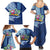 Hawaiian Mele Kalikimaka Family Matching Summer Maxi Dress and Hawaiian Shirt Funny Santa on Whale Island with Kakau Tattoos - Polynesian Pride