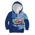 Hawaiian Mele Kalikimaka Kid Hoodie Funny Santa on Whale Island with Kakau Tattoos - Polynesian Pride