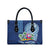 Hawaiian Mele Kalikimaka Leather Bag Funny Santa on Whale Island with Kakau Tattoos - Polynesian Pride