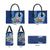 Hawaiian Mele Kalikimaka Leather Bag Funny Santa on Whale Island with Kakau Tattoos - Polynesian Pride