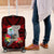 Custom Guam Christmas Luggage Cover Santa Gift Latte Stone and Sea Turle Mix Hibiscus Chamorro Red Style LT03
