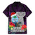 Guam Christmas Family Matching Mermaid Dress and Hawaiian Shirt Santa Gift Latte Stone and Sea Turle Mix Hibiscus Chamorro Pink Style LT03