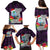 Guam Christmas Family Matching Puletasi Dress and Hawaiian Shirt Santa Gift Latte Stone and Sea Turle Mix Hibiscus Chamorro Pink Style LT03