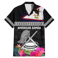 Personalized American Samoa Flag Day Family Matching Mermaid Dress and Hawaiian Shirt Tanoa and Fue mix Hibiscus Flower Polynesian Pattern