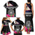 Personalized American Samoa Flag Day Family Matching Tank Maxi Dress and Hawaiian Shirt Tanoa and Fue mix Hibiscus Flower Polynesian Pattern