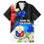 Philippines Independence Day Family Matching Long Sleeve Bodycon Dress and Hawaiian Shirt Philippines Eagle and Sampaguita Jasmine Yakan Tribal