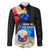 Philippines Independence Day Family Matching Long Sleeve Bodycon Dress and Hawaiian Shirt Philippines Eagle and Sampaguita Jasmine Yakan Tribal