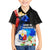 Philippines Independence Day Kid Hawaiian Shirt Philippines Eagle and Sampaguita Jasmine Yakan Tribal