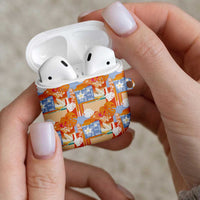 Hawaiian and Japanese Culture Together AirPods Case Palaka Japanese Art and Tropical Motif Tribal Patchwork LT03 - Polynesian Pride