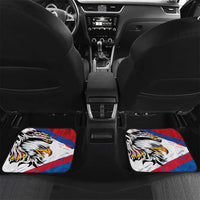 American Samoa Flag Day Car Mats Polynesian Art Geometric with Flag Brush Style