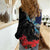 New Zealand Maori Hongi Culture Women Casual Shirt Tui Bird Pohutukawa and Polynesian Pattern