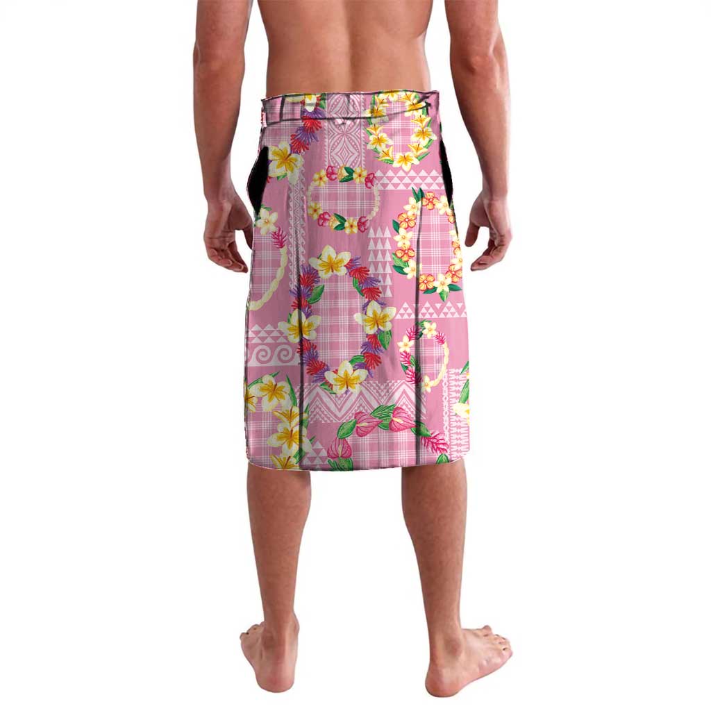 Hawaiian Leis Lavalava Kakau Tattoos and Palaka Pastel Pink Color