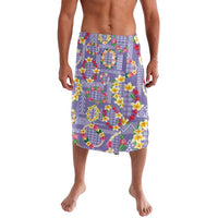 Hawaiian Leis Lavalava Kakau Tattoos and Palaka Pastel Purple Color
