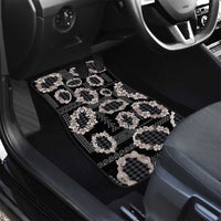 Hawaiian Leis Car Mats Kakau Tattoos and Palaka Pastel Grayscale