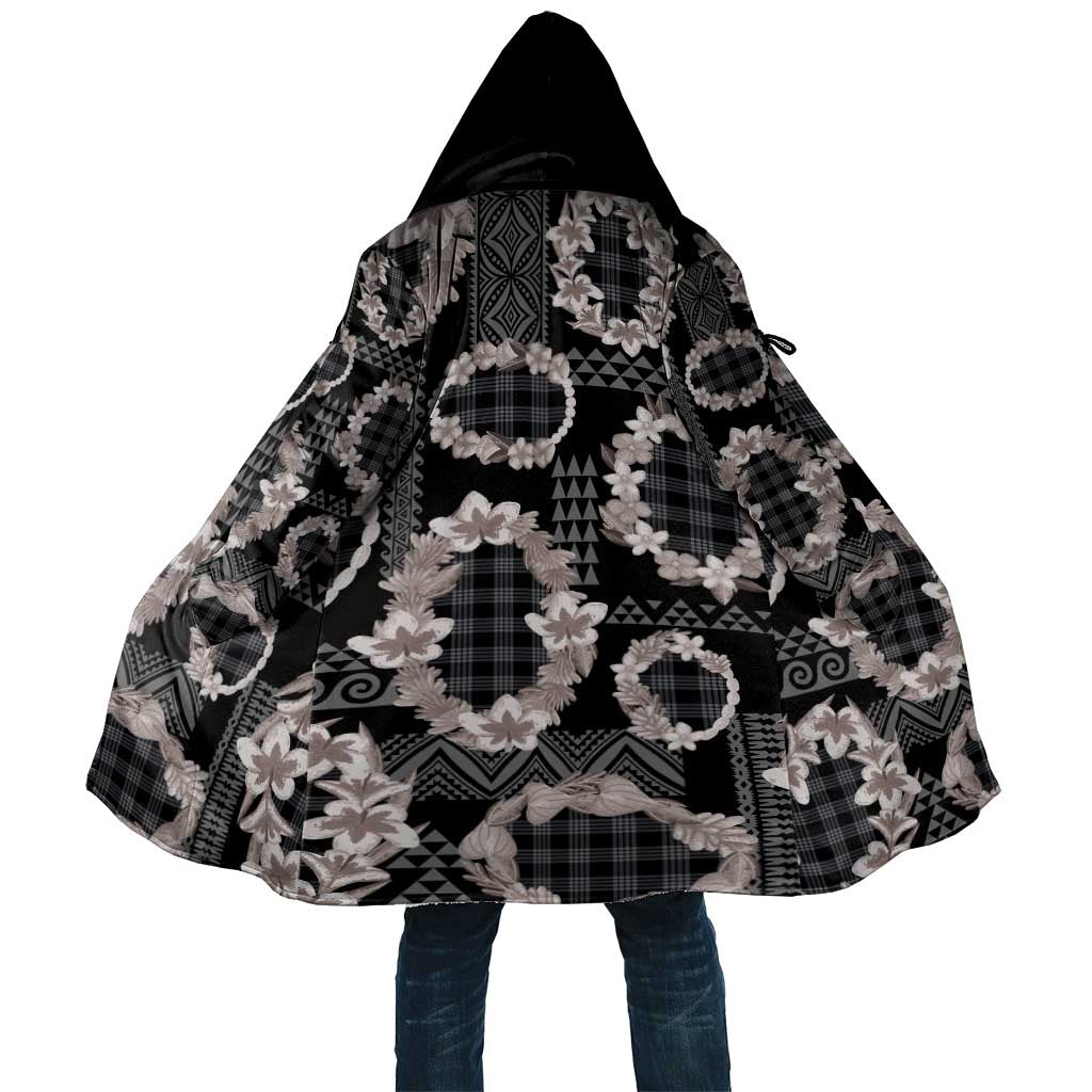 Hawaiian Leis Cloak Kakau Tattoos and Palaka Pastel Grayscale