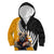 New Zealand and Australia Rugby Kid Hoodie Koala and Maori Warrior Together