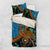 Fiji and Australia Bedding Set Palm Tree and Abogirinal Emu