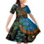 Fiji and Australia Family Matching Mermaid Dress and Hawaiian Shirt Palm Tree and Abogirinal Emu