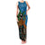 Fiji and Australia Family Matching Tank Maxi Dress and Hawaiian Shirt Palm Tree and Abogirinal Emu