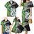 New Zealand Koru Natural Family Matching Mermaid Dress and Hawaiian Shirt Manaia and Silver Fern Maori Pattern
