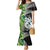 New Zealand Koru Natural Family Matching Mermaid Dress and Hawaiian Shirt Manaia and Silver Fern Maori Pattern