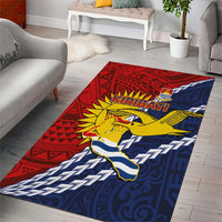 Kiribati Independence Day Area Rug Polynesian and Melanesian Art Tattoo