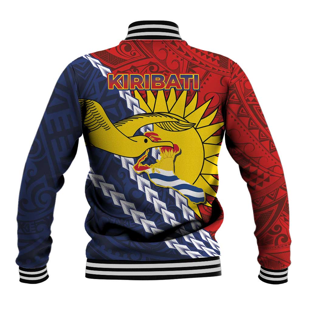 Kiribati Independence Day Baseball Jacket Polynesian and Melanesian Art Tattoo