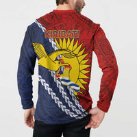 Kiribati Independence Day Button Sweatshirt Polynesian and Melanesian Art Tattoo