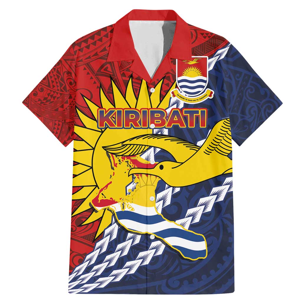 Kiribati Independence Day Family Matching Mermaid Dress and Hawaiian Shirt Polynesian and Melanesian Art Tattoo