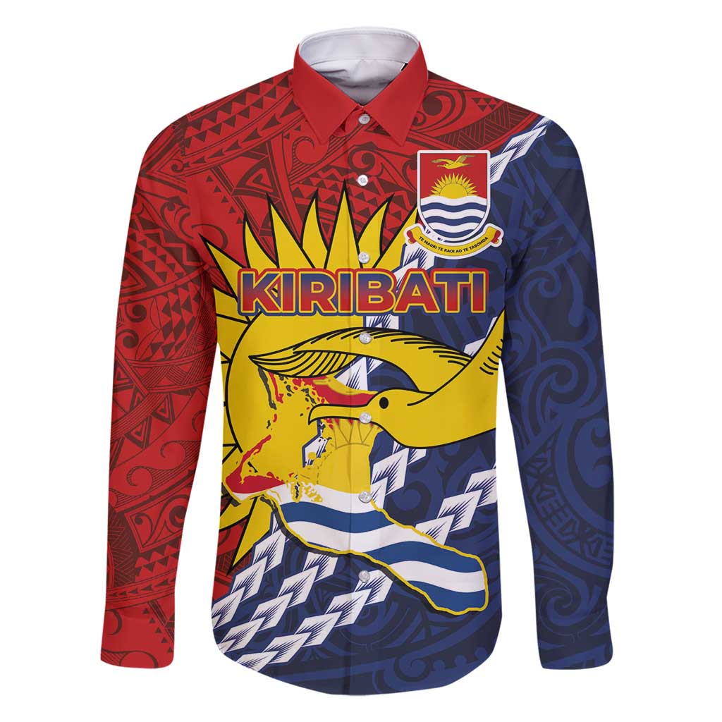 Kiribati Independence Day Family Matching Mermaid Dress and Hawaiian Shirt Polynesian and Melanesian Art Tattoo