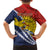 Kiribati Independence Day Family Matching Off Shoulder Maxi Dress and Hawaiian Shirt Polynesian and Melanesian Art Tattoo