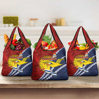 Kiribati Independence Day Grocery Bag Polynesian and Melanesian Art Tattoo