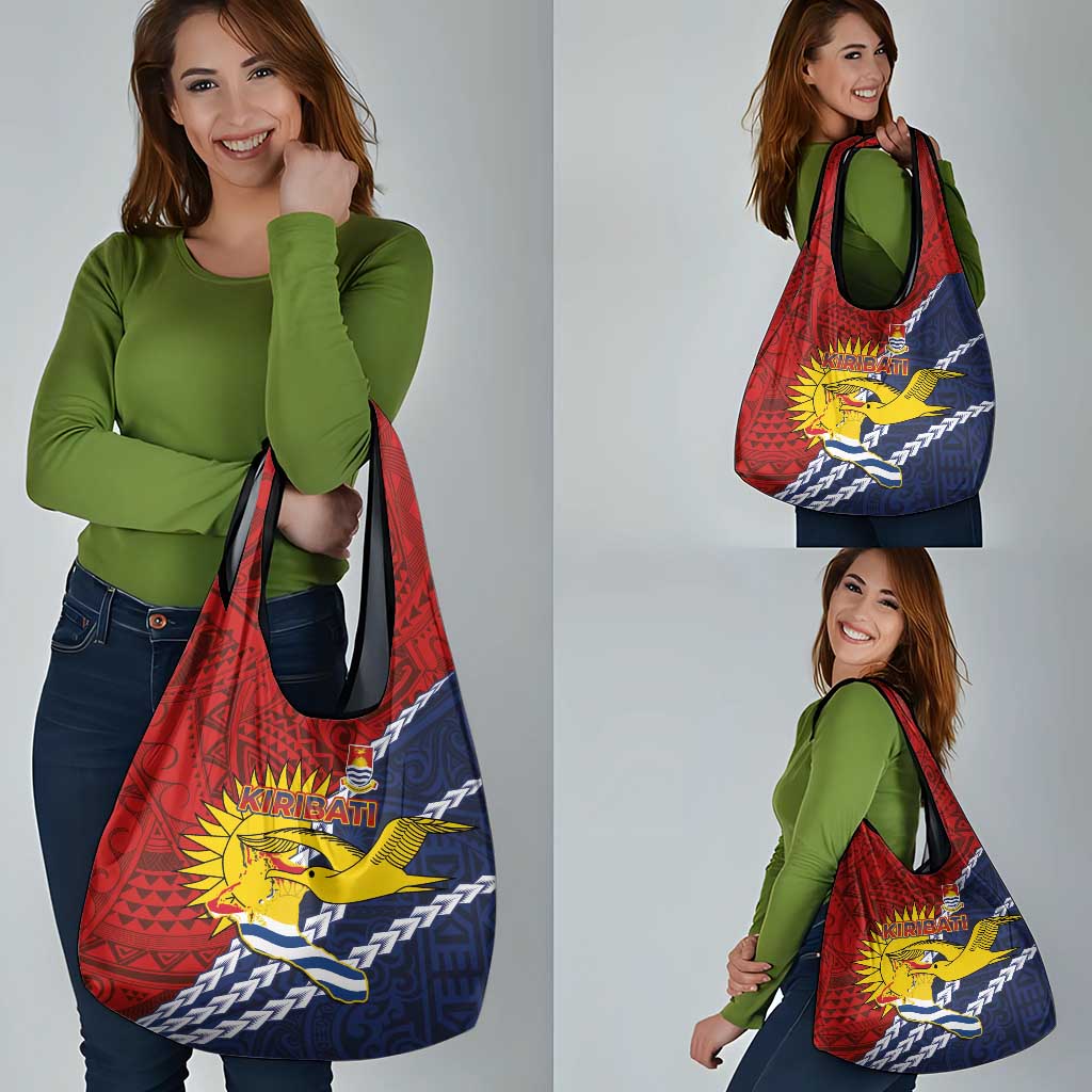 Kiribati Independence Day Grocery Bag Polynesian and Melanesian Art Tattoo
