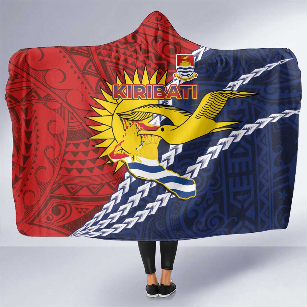 Kiribati Independence Day Hooded Blanket Polynesian and Melanesian Art Tattoo