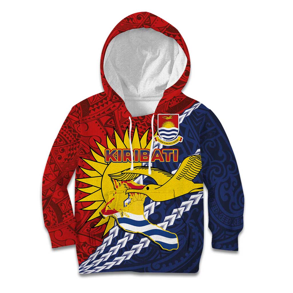Kiribati Independence Day Kid Hoodie Polynesian and Melanesian Art Tattoo