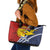 Kiribati Independence Day Leather Tote Bag Polynesian and Melanesian Art Tattoo