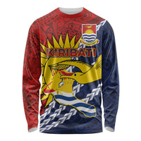 Kiribati Independence Day Long Sleeve Shirt Polynesian and Melanesian Art Tattoo
