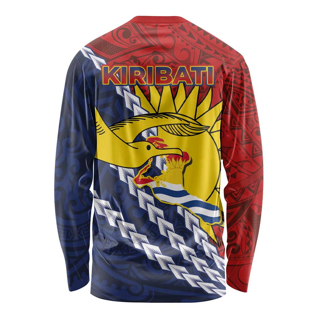 Kiribati Independence Day Long Sleeve Shirt Polynesian and Melanesian Art Tattoo