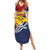Kiribati Independence Day Summer Maxi Dress Polynesian and Melanesian Art Tattoo
